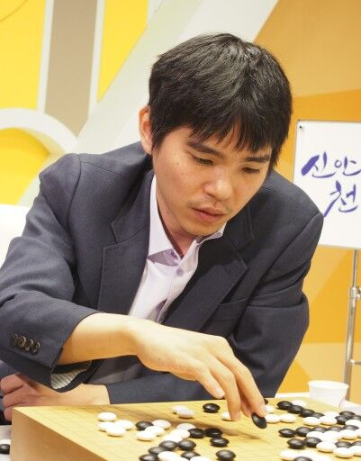 李世石在比赛中