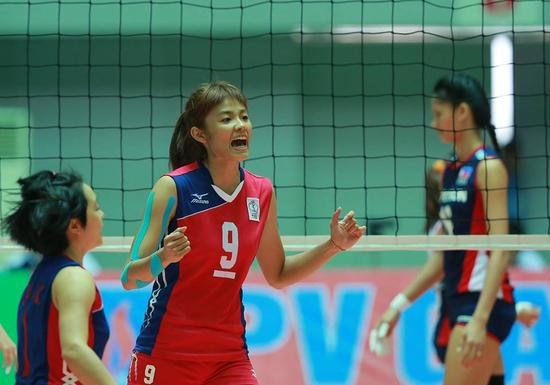 中华台北电力队庆祝