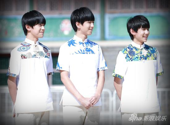 中国内地青春励志组合TFBOYS