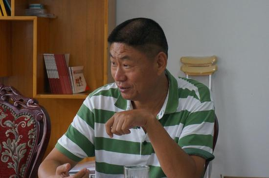 顺义区登山协会会长杨怀文。