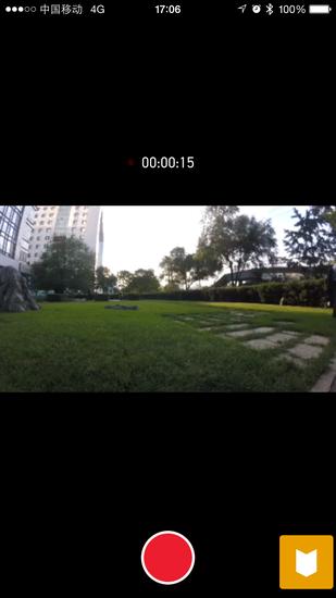 拍摄界面，可以在拍摄中随时加标记
