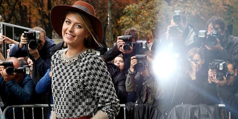 高清-莎娃美艳亮相时装周