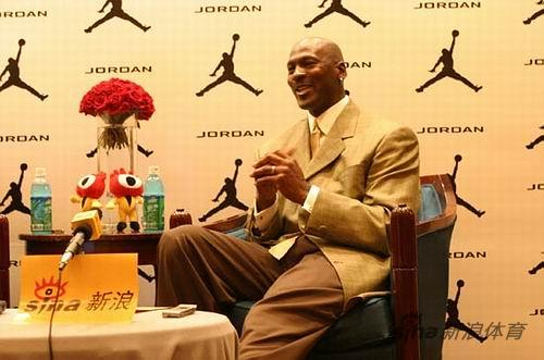 2004年乔丹来华曾接受新浪专访