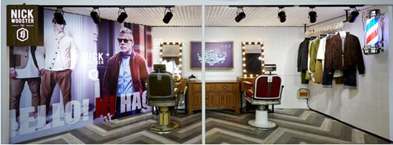 马克华菲FJ男装两大跨界系列展位图