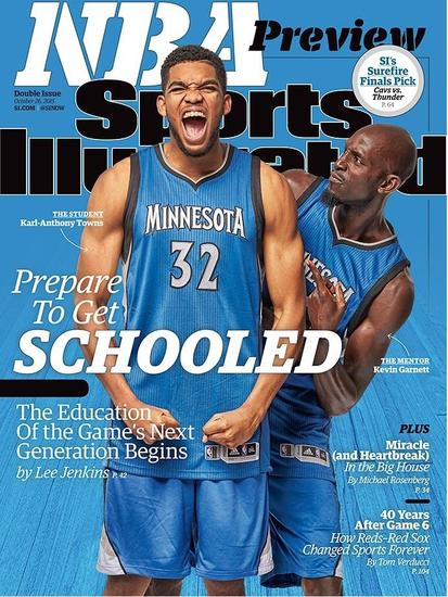 KG是唐斯最好的导师