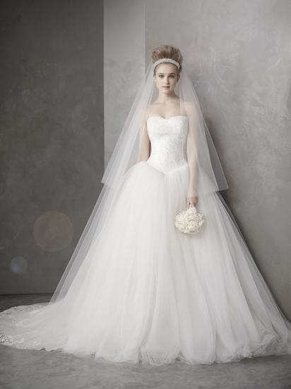 White Vera Wang婚纱