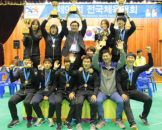 韩国第96届全运会围棋示范项目比赛现场