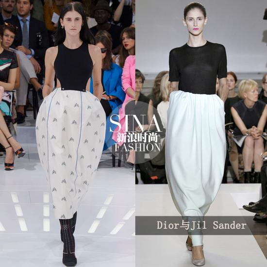 Dior 2015春夏成衣与Jil Sander 2011春夏成衣