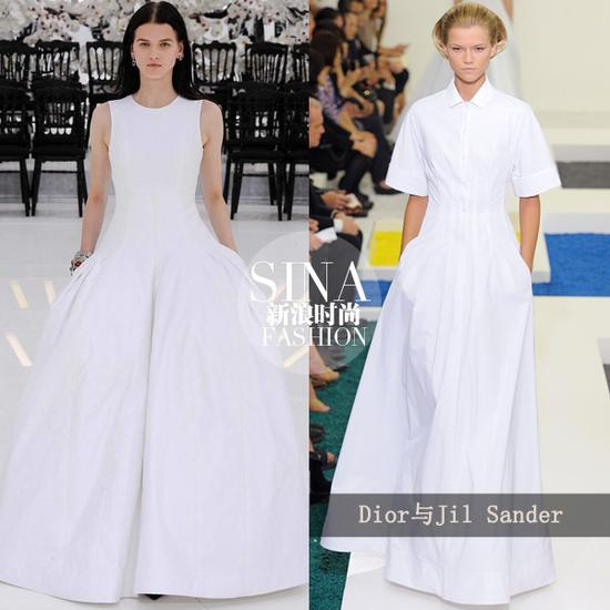 Dior 2014秋冬高级定制与Jil Sander 2012春夏高级成衣