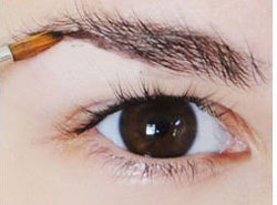 眉尾渐深更立体