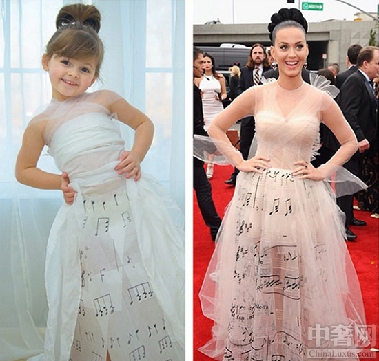 Katy Perry 出席 Grammys 身穿的 Valentino 晚装