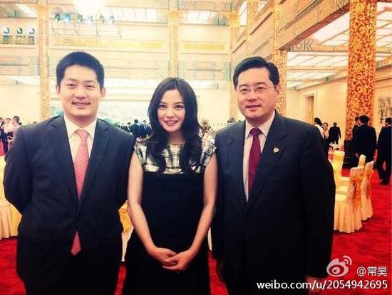 常昊、赵薇出席国宴