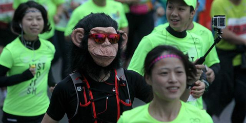 2015上海马拉松奇装异服合集