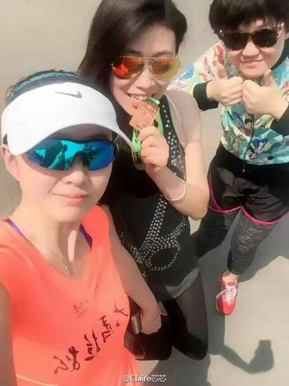 2015北京国际长跑节10km with Angela & 呛呛