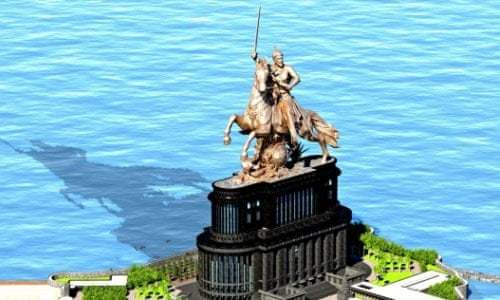 希瓦吉雕像效果图