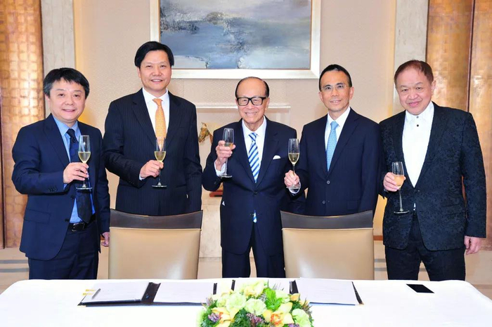 小米与长江和记集团5月3日成立全球策略联盟