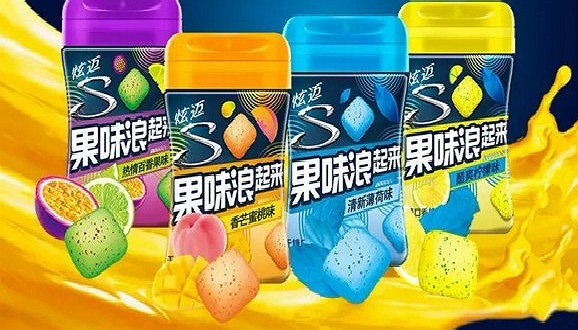 炫迈旗下“果味浪起来”系列新品