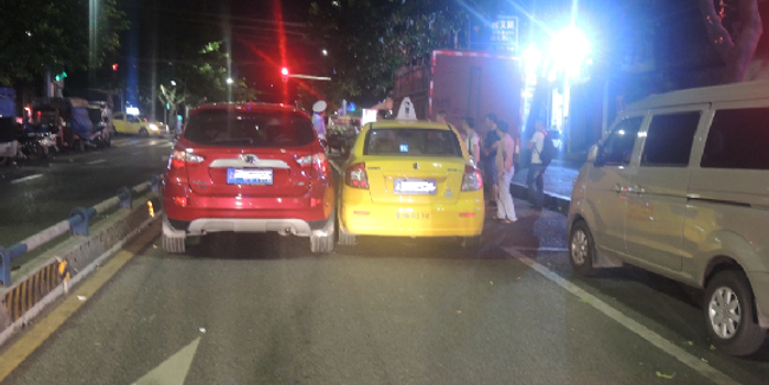 渝北区龙溪大队依法处罚一名醉酒导致交通事故