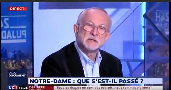  本杰明·穆栋接受法国电视台采访。视频截图