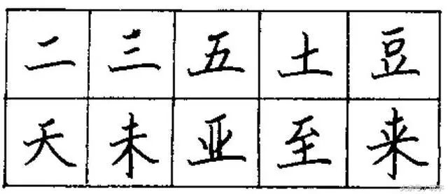 硬笔楷书书法教程:基本笔画横、竖、撇、捺、挑、折的写法|下行|写法|硬笔|笔画|人字_新浪新闻
