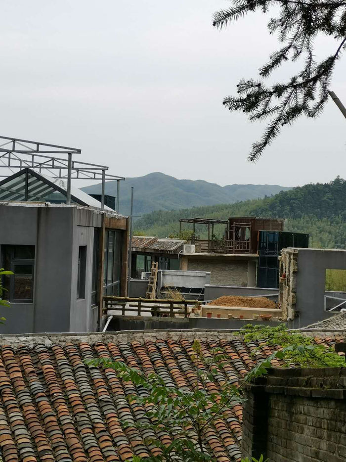  据许平介绍，此处为沈园在违建的项目。图片来源 受访者供图