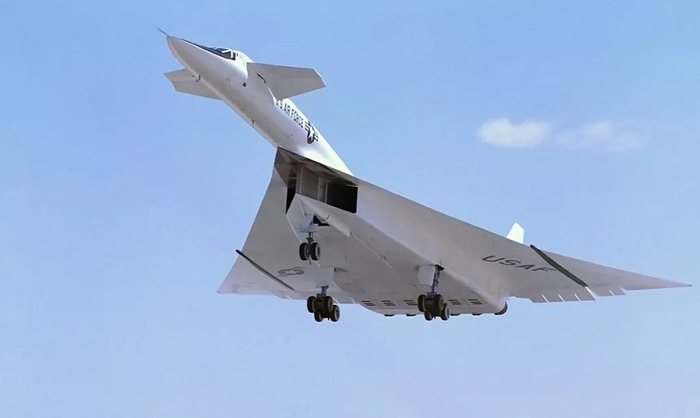 ▲图为XB-70“女武神”战略轰炸机