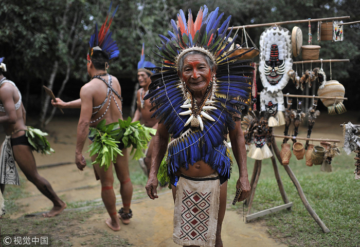 巴西原始部落 图源：视觉中国