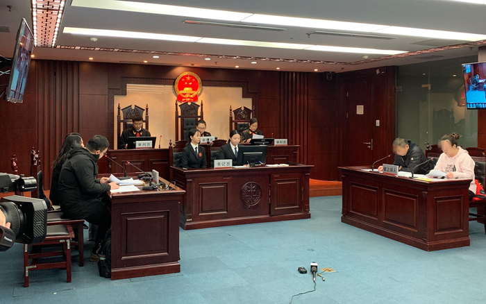 庭审现场。新京报记者 刘洋 摄