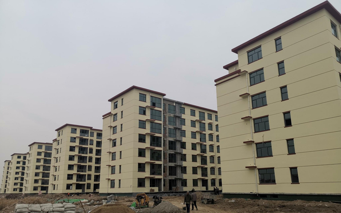 即将交付的“后程河畔”。新京报记者 张建 摄