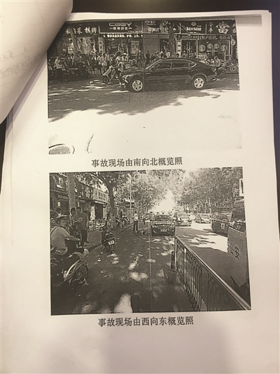 事发后的现场情况。