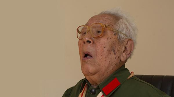　老红军王云清同志 &nbsp;资料图&nbsp;李洪春 摄 来自国防在线客户端