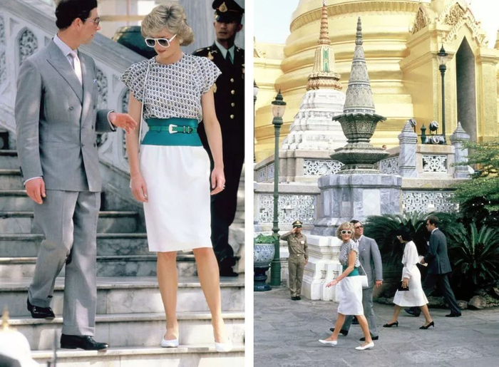 Prince Charles & Princess Diana in Bangkok， Thailand，1988