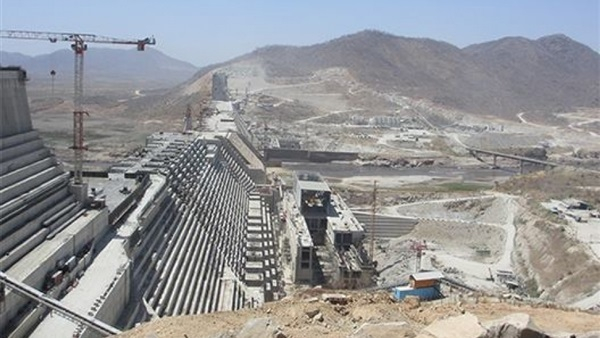 正在建设中的“复兴大坝”项目 图自半岛电视台