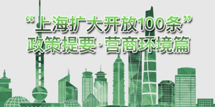上海扩大开放100条:深化外商投资负面清单管理