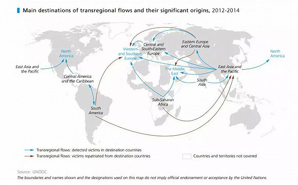 （人口贩卖地图）