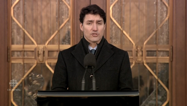 特鲁多&nbsp; CBC截图