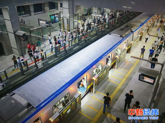 ▲西二旗地铁站 中新经纬赵佳然摄