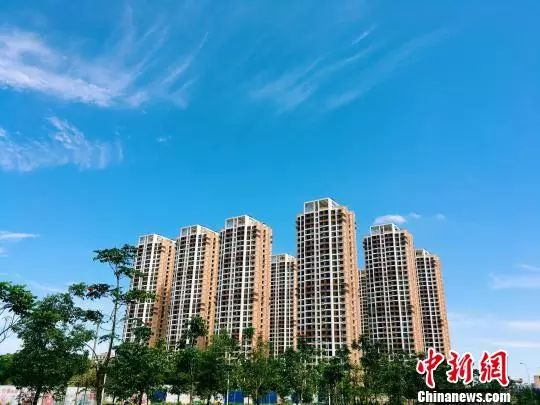  资料图：海口某楼盘。　凌楠　摄
