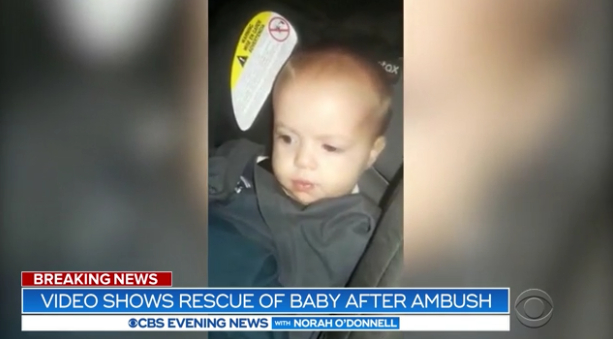  （幸存婴儿，图源：CBS）