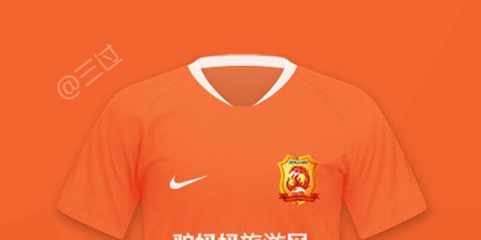 曝武汉卓尔新赛季球衣:新赛球衣为橙衣白领