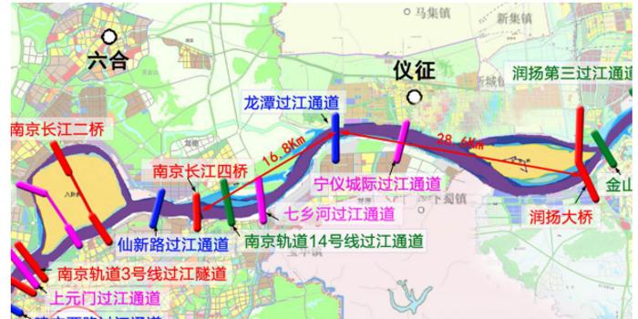 南京仙新路过江通道今年四季度开工 龙潭过江通道明年下半年开建