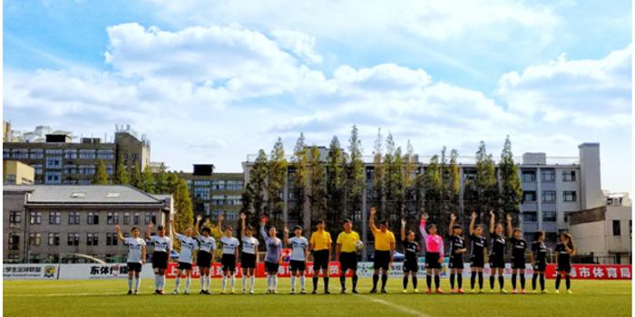 同济女子足球队在市第十六届运动会足球赛获得