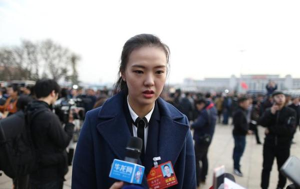 张常宁首次担任人大代表。 视觉中国 图