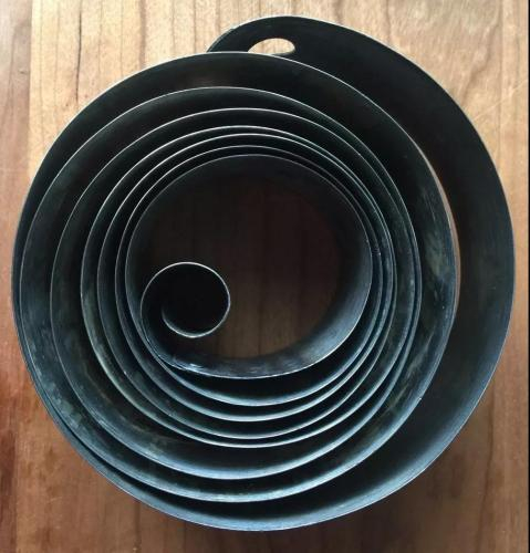 一盘放松的发条。来源：受访者供图