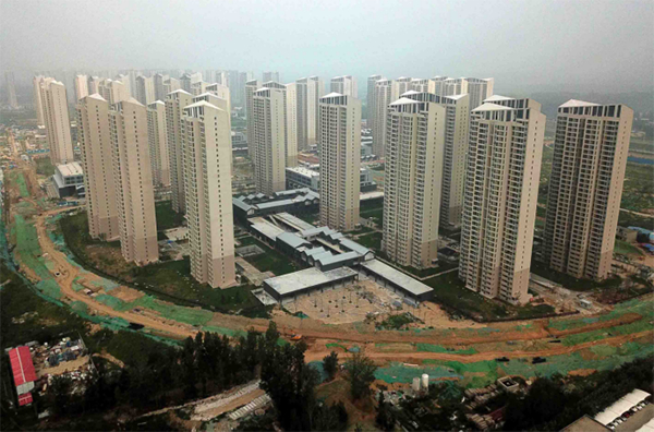 中铁十八局集团四公司、北京公司、建安公司参建的郑州航空港实验区棚改区。