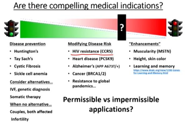 可以应用与不可应用的基因治疗分类 图来自：乔治·戴利演讲