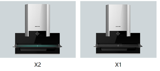 ▲ 布克涉嫌被侵权X系列油烟机中两款