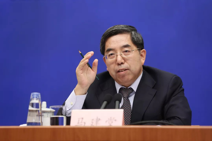 　　国研中心党组书记、副主任马建堂。来源：视觉中国