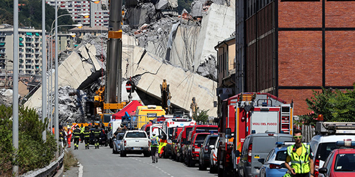 意大利热那亚大桥未倒塌部分将被整体拆除,事