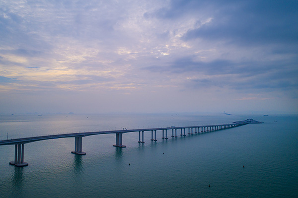 港珠澳大桥香港段 新华社 图